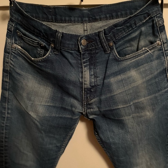 Levi’s jeans vintage denim red tag 511 33 by 32 Classic Blue Denim Jeans - Picture 2 of 5